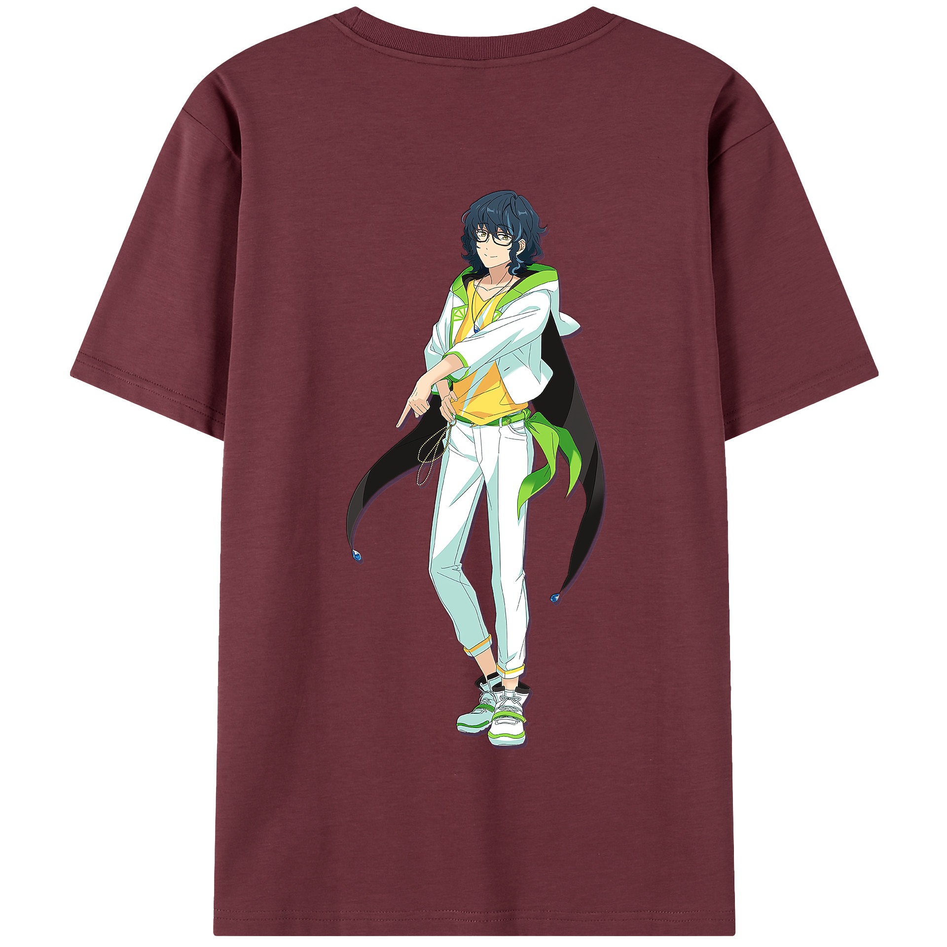 （画像用） あんさんぶるスターズ! Ensemble Stars 綿100％半袖Tシャツ（背面プリント）